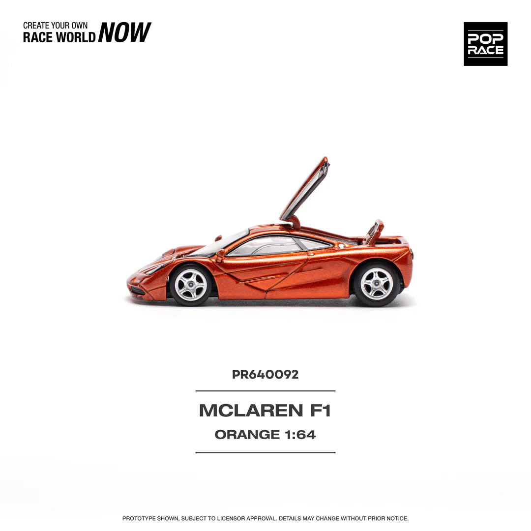 Pop Race 1:64 McLaren F1 - Orange