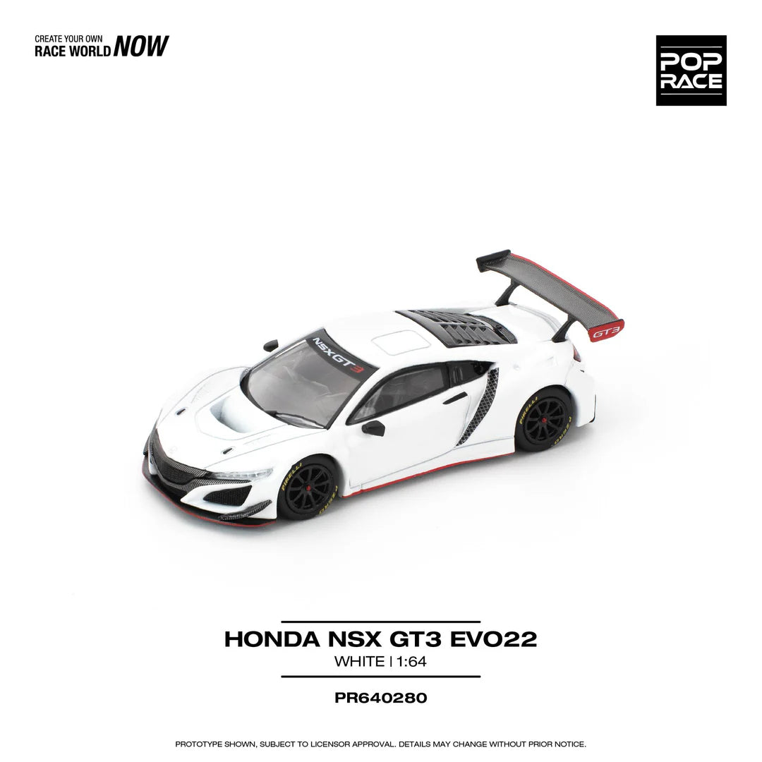 Pop Race 1:64 Honda NSX GT3 EVO22 - White
