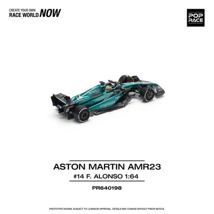 Pop Race 1:64 Aston Martin AMR23 F1 #14 F. Alonso