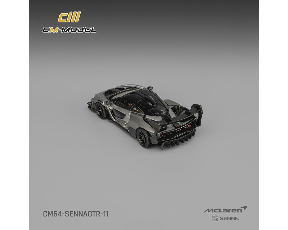 CM Model 1:64 McLaren Senna GTR – Metallic Silver Grey