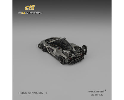 CM Model 1:64 McLaren Senna GTR – Metallic Silver Grey