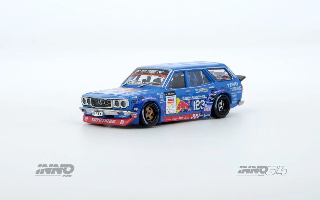 Inno64 1:64 Mazda RX-3 Station Wagon Mad Mike D1GP Series