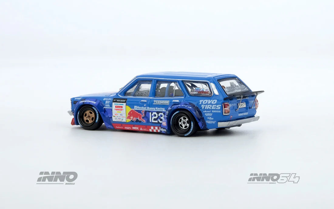 Inno64 1:64 Mazda RX-3 Station Wagon Mad Mike D1GP Series