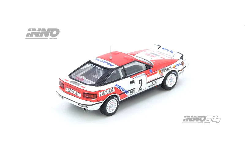 Inno64 1:64 Toyota Celica GT-FOUR (ST165) Winner Rally Monte Carlo 1991