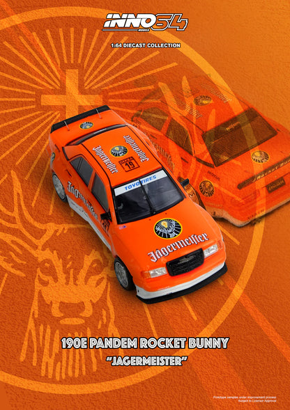 Inno64 1:64 Pandem Rocket Bunny 190E Jäegermeister