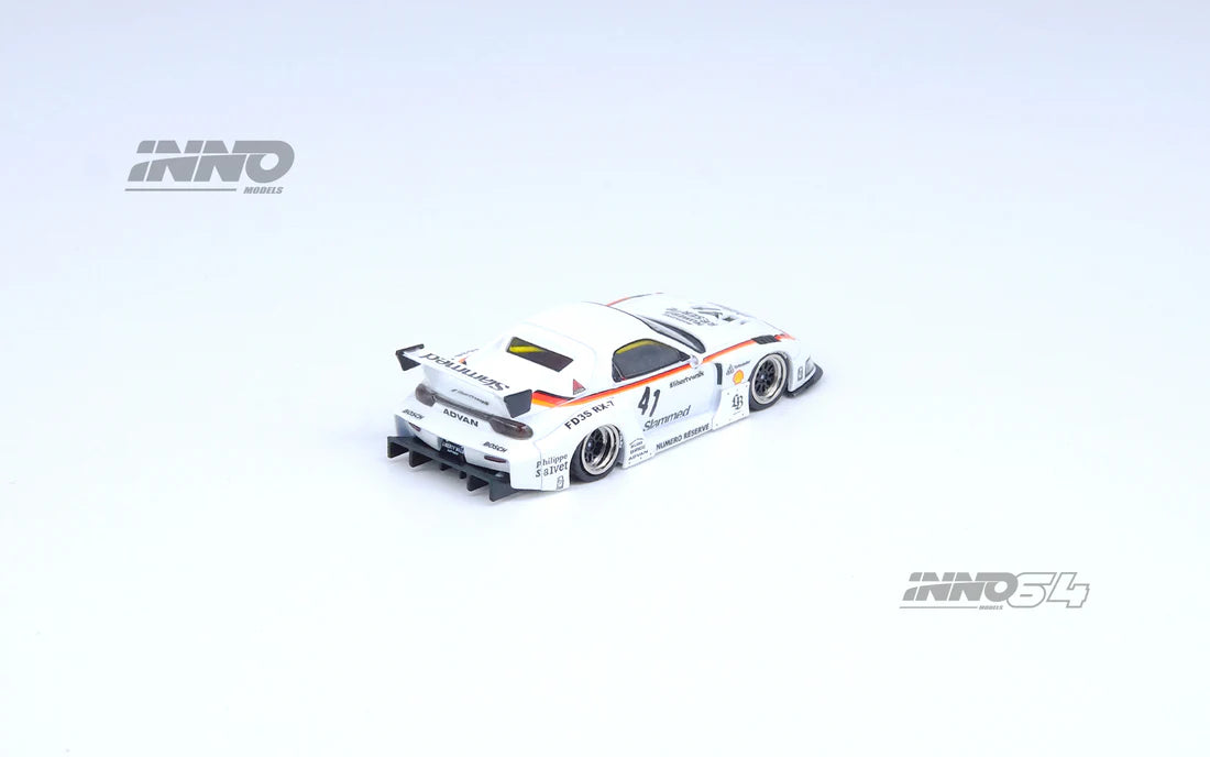 Inno64 1:64 Mazda RX7 FD3S LBWK LB-SUPER SILHOUETTE - White