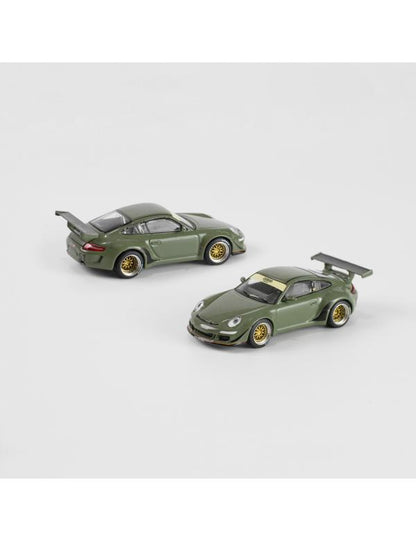 Pop Race 1:64 Porsche RWB 997 - Dark Green