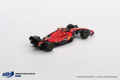 BBR Models 1:64 Ferrari SF23 #55 C. Sainz 2023 Monaco GP