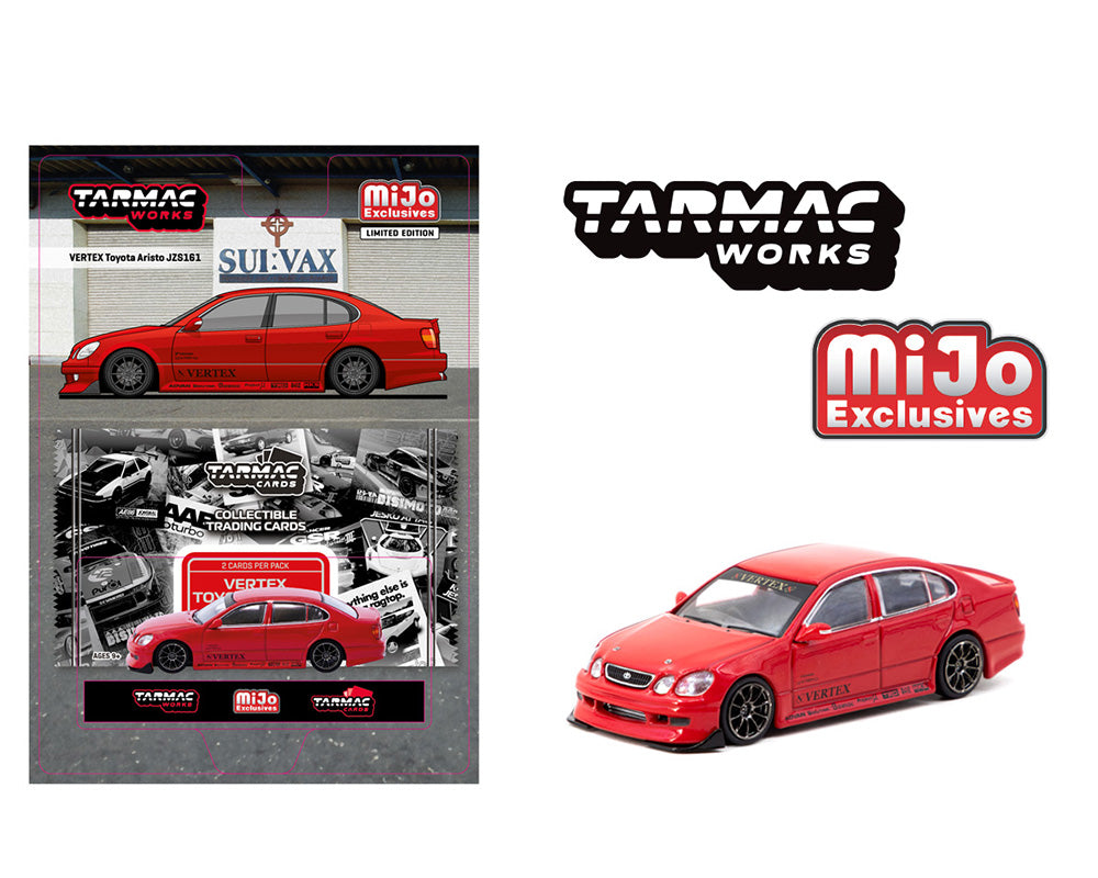 Tarmac Works 1:64 VERTEX Toyota Aristo JZS161 – Red