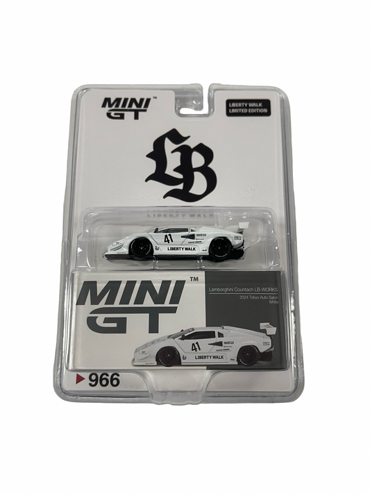 MiniGT 1:64 Lamborghini Countach LB Works 2024 Tokyo Auto Salon - LBWK Store Exclusive Blister #966