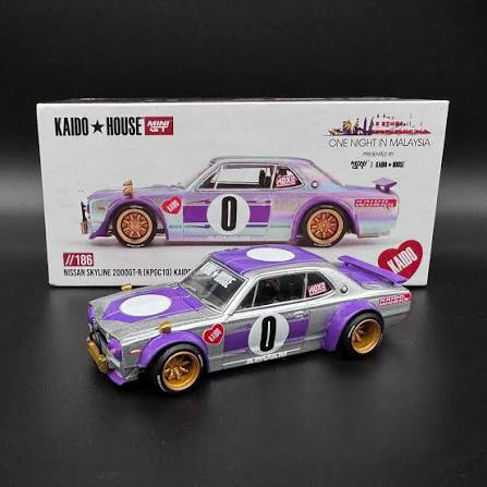 Kaido House 1:64 2025 MDX “One Night In Malaysia” Dinner Exclusive Nissan Skyline 2000GT-R KPGC10 - KHMG186