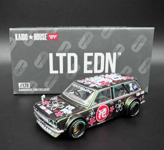 Kaido House 1:64 LTDEDN Datsun Kaido 510 Wagon Hanami KaidoHouse Exclusive - KHMG115