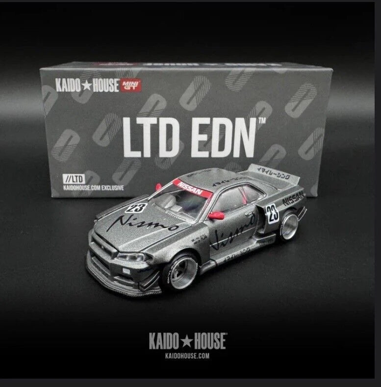Kaido House 1:64 LTDEDN Nissan Skyline GT-R (R34) Kaido Works V3 KaidoHouse Exclusive - KHMG056