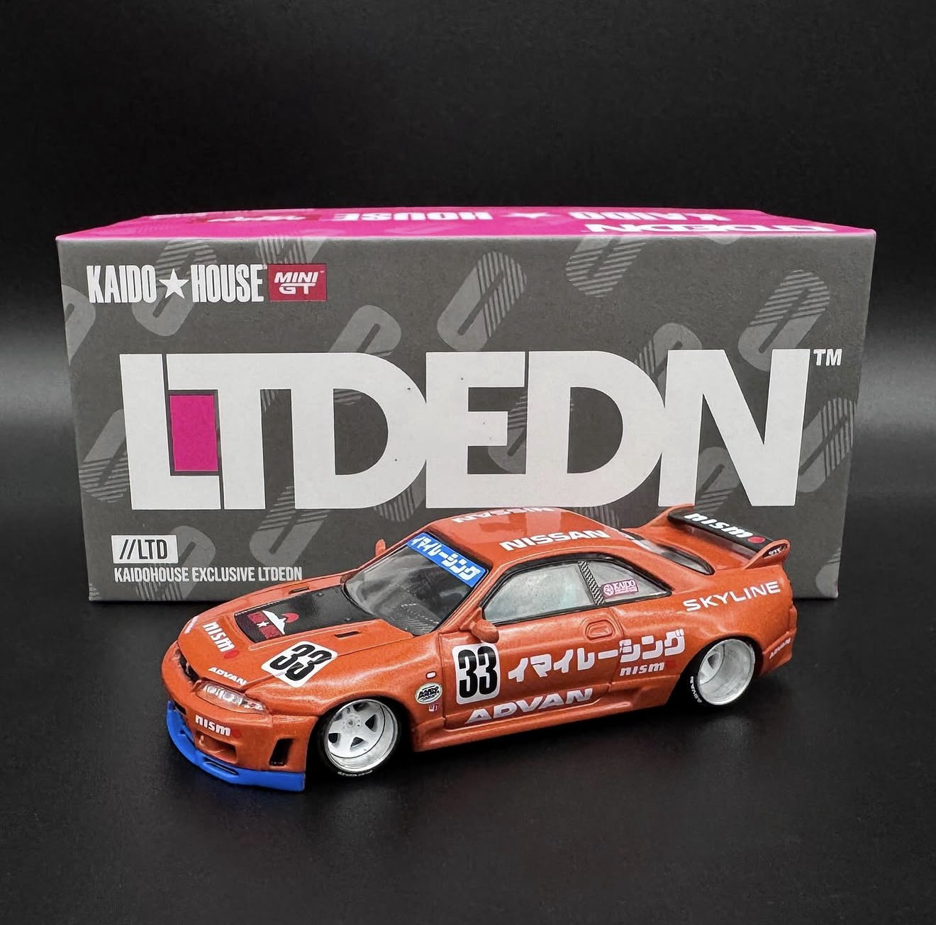 Kaido House 1:64 LTDEDN Nissan Skyline GT-R (R33) Imai Racing - KHMG151