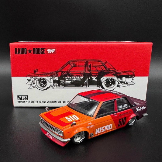 Kaido House 1:64 Datsun Street 510 Racing V3 Indonesia Exclusive - KHMG152
