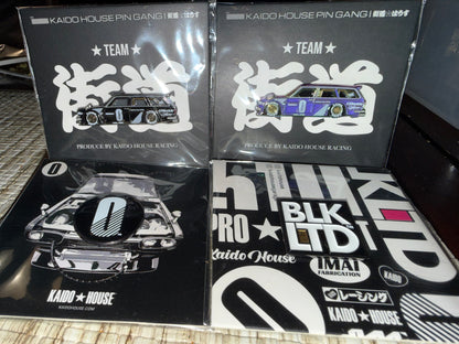 Kaido House 1:64 BLKLTD Datsun Kaido 510 Wagon Black Limited - KHMG019