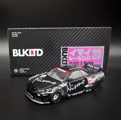 Kaido House 1:64 BLKLTD Nissan Skyline GT-R (R34) Kaido Works Clear Fenders - KHMG105