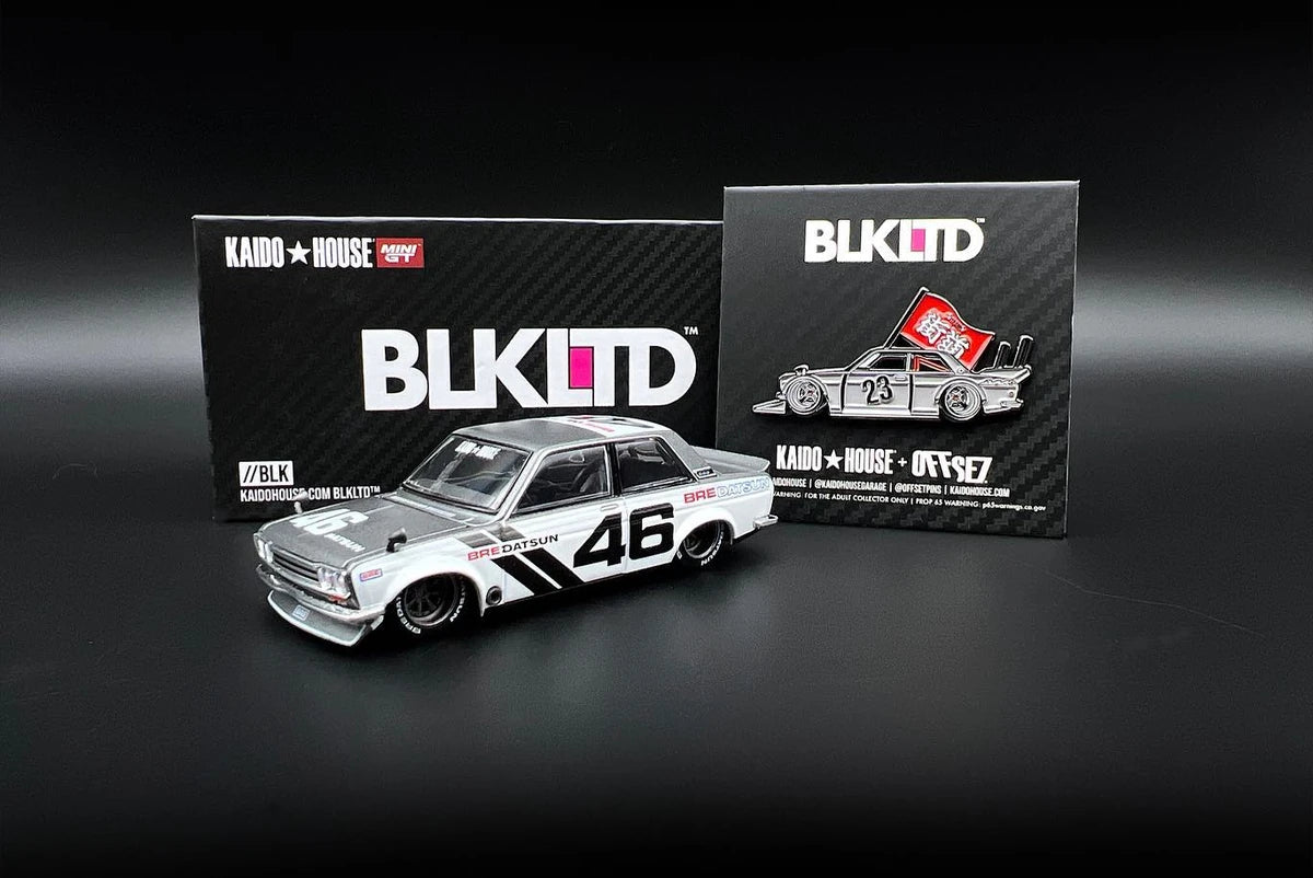 Kaido House 1:64 BLKLTD Datsun 510 Street BRE510 V3 With Pin - KHMG053