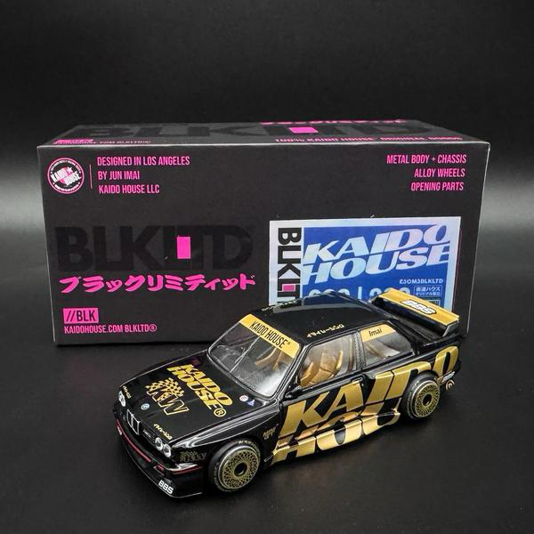 Kaido House 1:64 BLKLTD BMW M3 (E30) Kaido Works With Pin & Coval - KHMG155