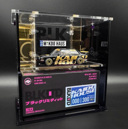 Kaido House 1:64 BLKLTD BMW M3 (E30) Kaido Works With Pin & Coval - KHMG155