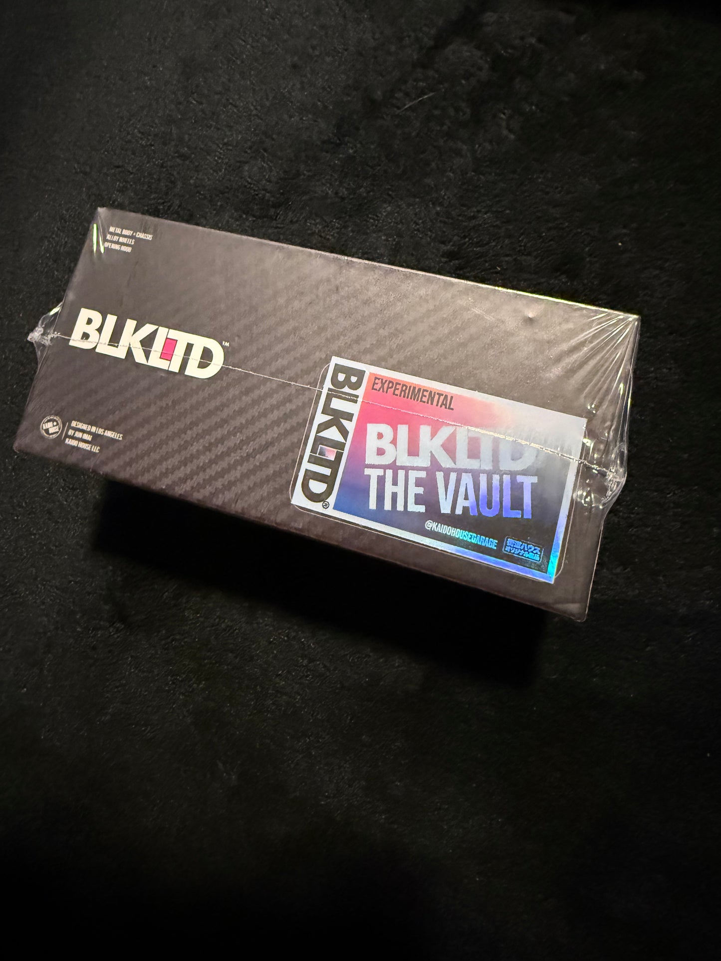Kaido House 1:64 BLKLTD Datsun 510 Pro Street ADVAN Black Limited “THE VAULT” HOLO - KHMG034