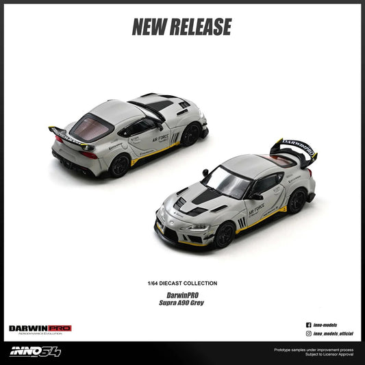 Inno64 1:64 Toyota Supra A90 DarwinPRO - Matte Grey