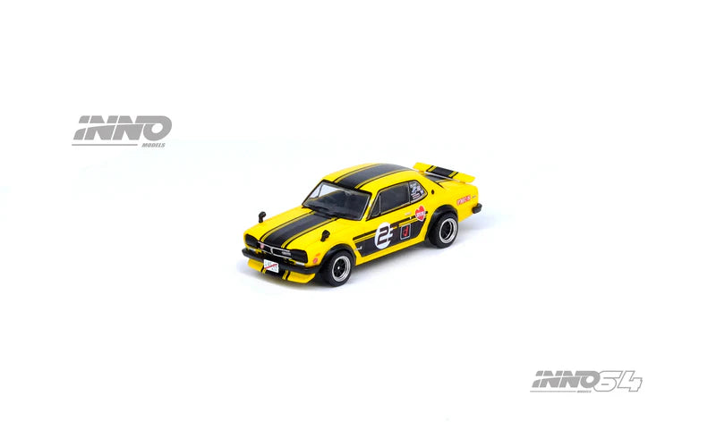 Inno64 1:64 Nissan Skyline 2000 GT-R KPCG10 #2 Outlaw - Yellow