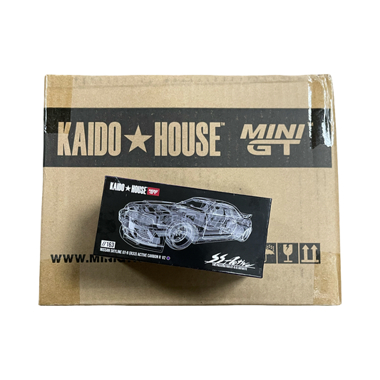 MiniGT X Kaido House 1:64 Nissan Skyline GT-R R33 Active Carbon R V2 - Purple Carbon **SEALED CASE**