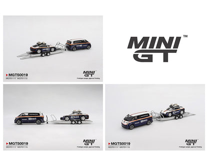 MiniGT 1:64 911 Dakar #718 / Volkswagen ID. Buzz Porsche Centrum Gelderland Roughroads Set #0019