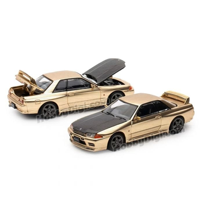 Pop Race 1:64 Nissan Skyline GT-R R32 Gold - Tokyo Auto Salon Kuala Lumpur 2025 Exclusive