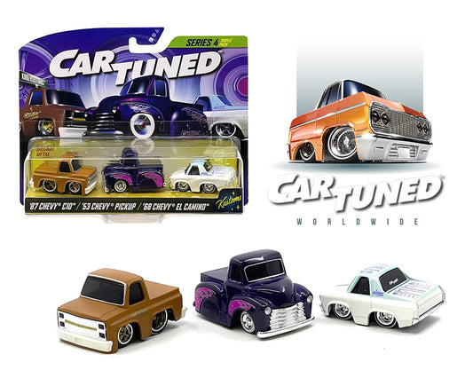CarTuned 1:64 2025 Kustoms Series 4 - Kool Kustoms 3 Pack