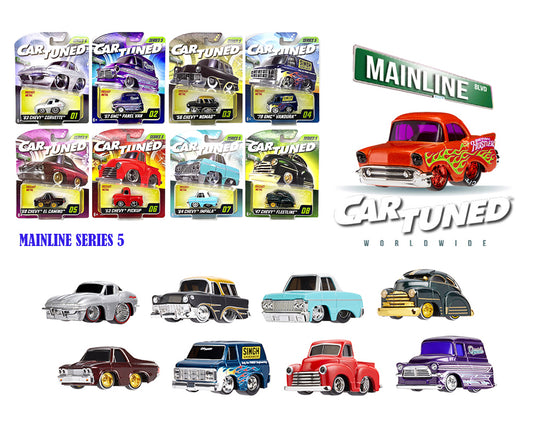 CarTuned 1:64 2025 Series 5 - Mainline Assortment Set Of 8