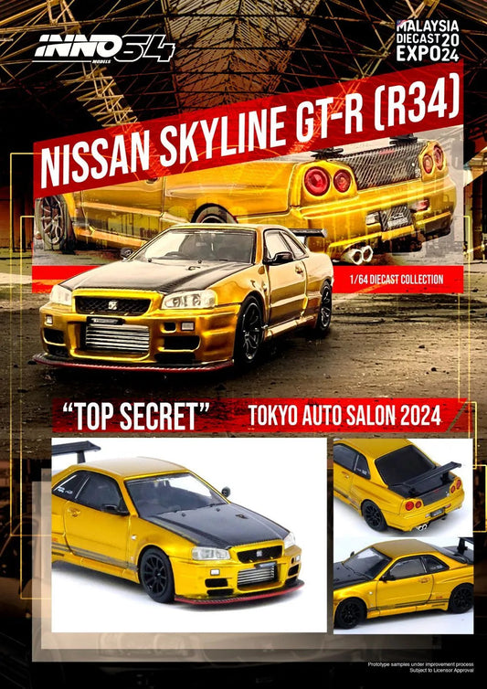 Inno64 1:64 Nissan GT-R R34 "TOP SECRET" MDX 2024 Special Edition