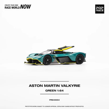 Pop Race 1:64 Aston Martin Valkyrie - Green