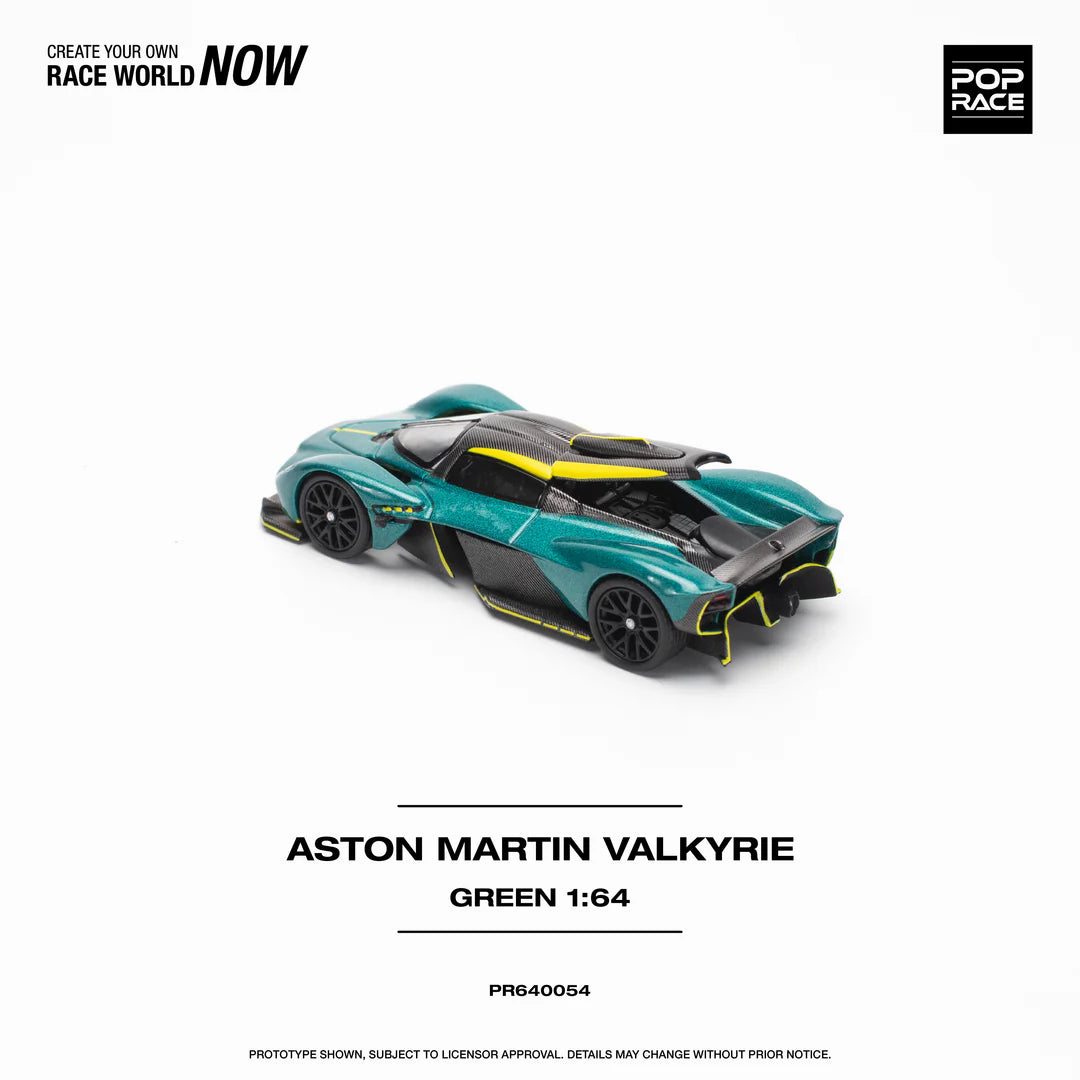 Pop Race 1:64 Aston Martin Valkyrie - Green