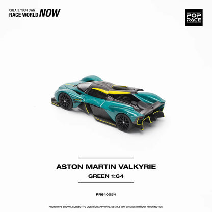 Pop Race 1:64 Aston Martin Valkyrie - Green