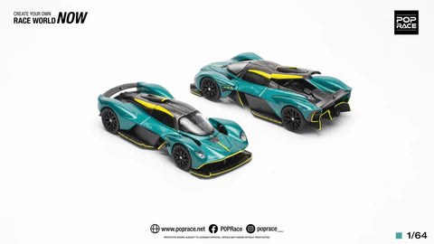 Pop Race 1:64 Aston Martin Valkyrie - Green