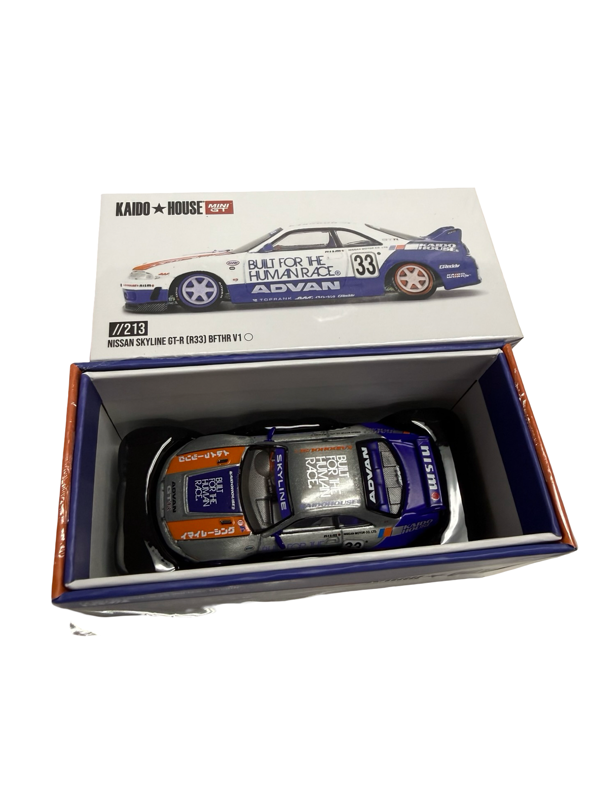 Kaido House 1:64 Nissan Skyline GT-R (R33) BFTHR V1 - Regular & Chase PAIR
