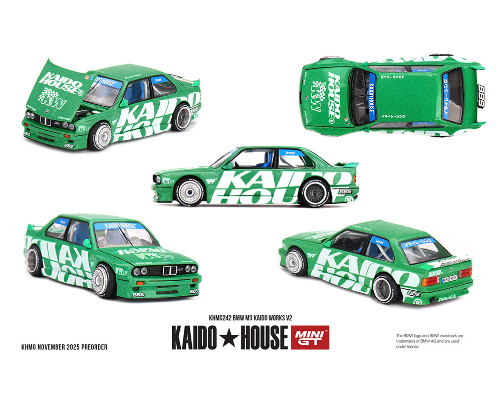MiniGT X Kaido House 1:64 BMW M3 Kaido Works V2 - Green