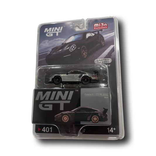 MiniGT 1:64 Porsche 911 (991) GT2 RS Weissach Package - MiJo Exclusive #401 *CHASE*