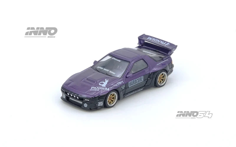 Inno64 1:64 Mazda RX-7 FC3S Pandem Rocket Bunny - Purple