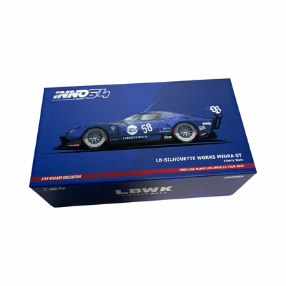 Inno64 1:64 LB-Silhouette Works Miura GT 2026 Miami / Los Angeles Tour