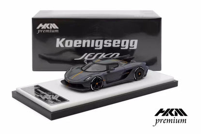 HKM 1:64 Premium Koenigsegg Jesko Dark Grey - 2 Styles