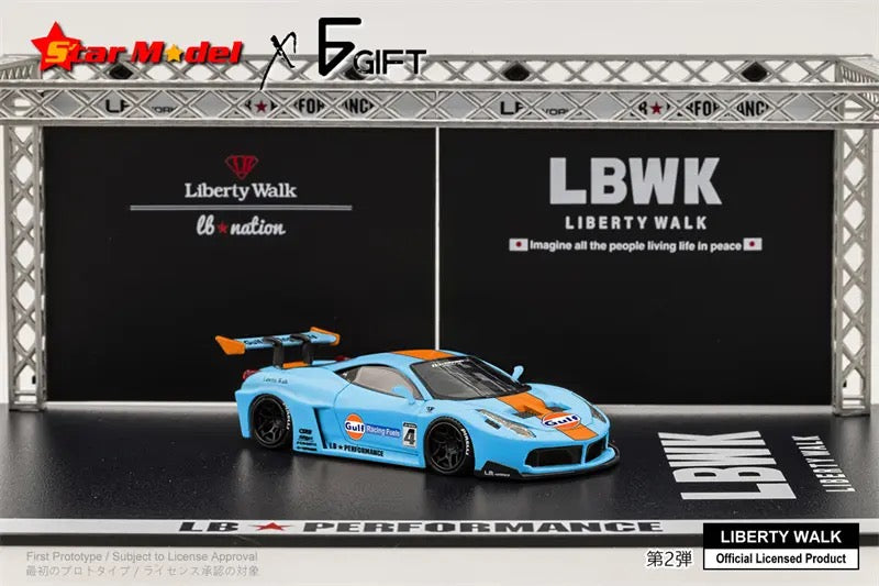 Star Model 1:64 LBWK LB-Silhouette WORKS 458 GT Gulf #4