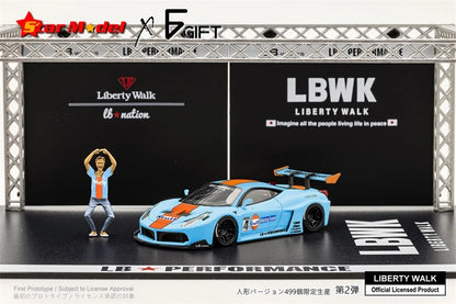 Star Model 1:64 LBWK LB-Silhouette WORKS 458 GT Gulf #4