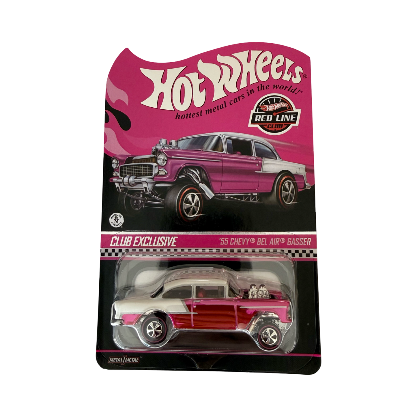 Hot Wheels 1:64 2025 RLC Red Line Club ‘55 Chevy Bel Air Gasser