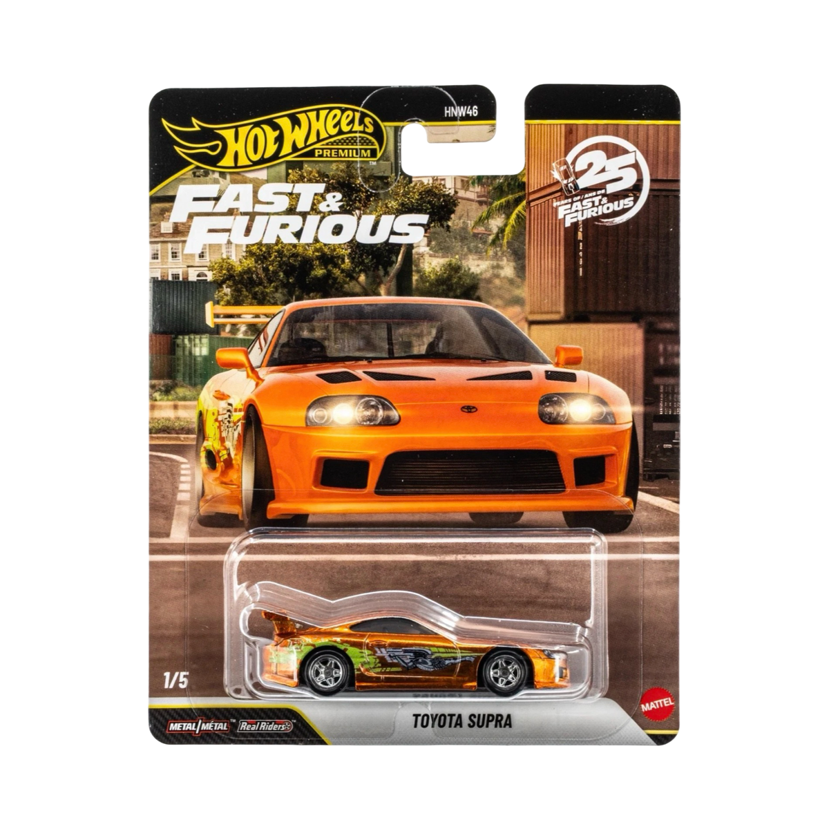 Hot Wheels 1:64 Premium Fast & Furious - Toyota Supra Spectraflame Orange **CHASE**
