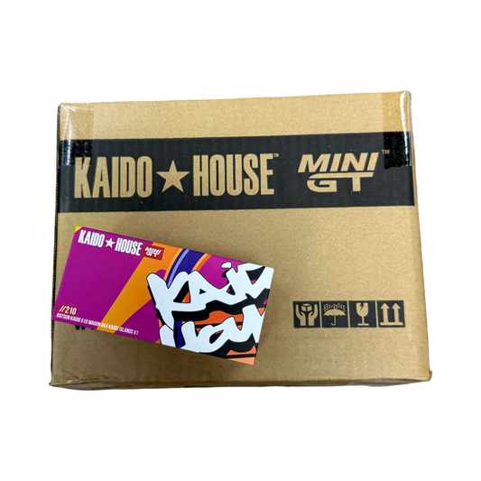 MiniGT X Kaido House 1:64 Datsun KAIDO 510 Wagon 4×4 Kaido ISLANDS V1 - Orange **SEALED CASE**