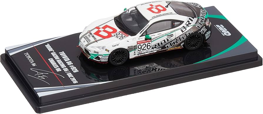 Inno64 1:64 Toyota 86 #926 "Bride" Gazoo Racing 86/BRZ 2016 - Charles Ng Signature