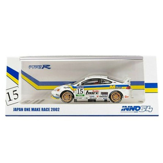 Inno64 1:64 Honda Integra Type-R DC5 #15 "M LINE" Verno Japan One Make Race 2002